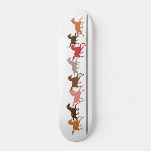 Skateboard Fonctionnement de chevaux sauvages