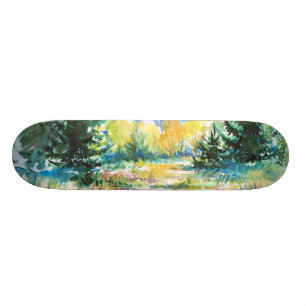 Skateboard Forêt