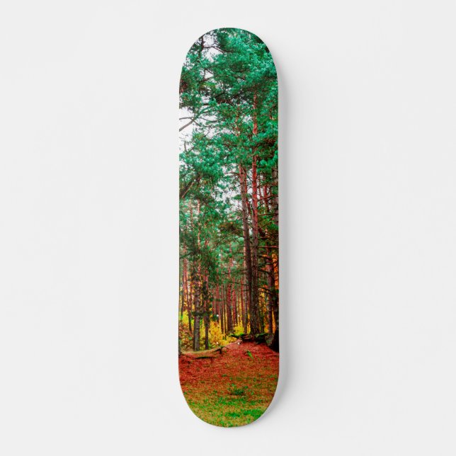 Skateboard Forêt mixte d'automne (Devant)