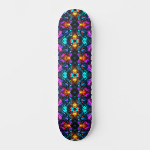Skateboard Formations de roches minérales brillantes