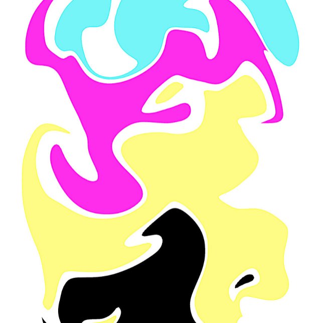 Skateboard Formes abstraites et flèche incurvée (Créateur téléchargé)