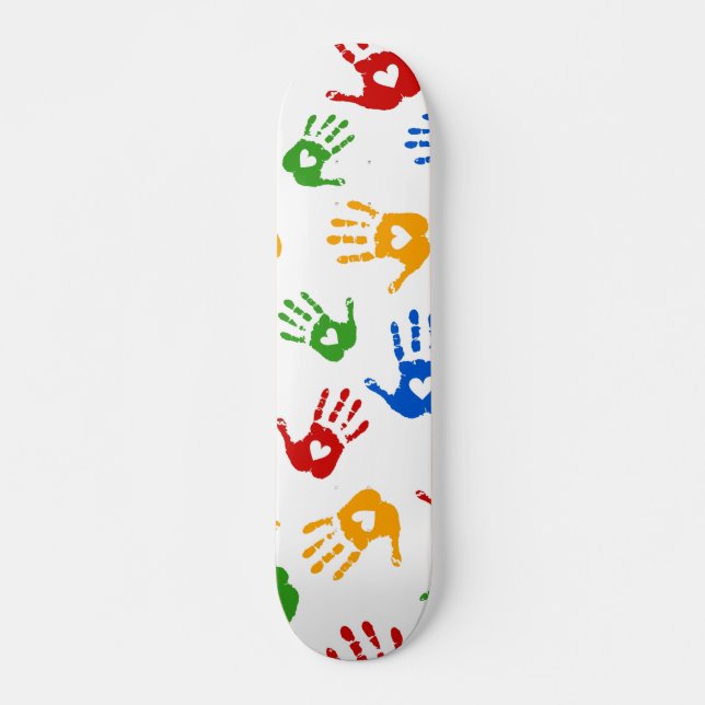 Skateboard Formes Abstraites très Cool (Devant)