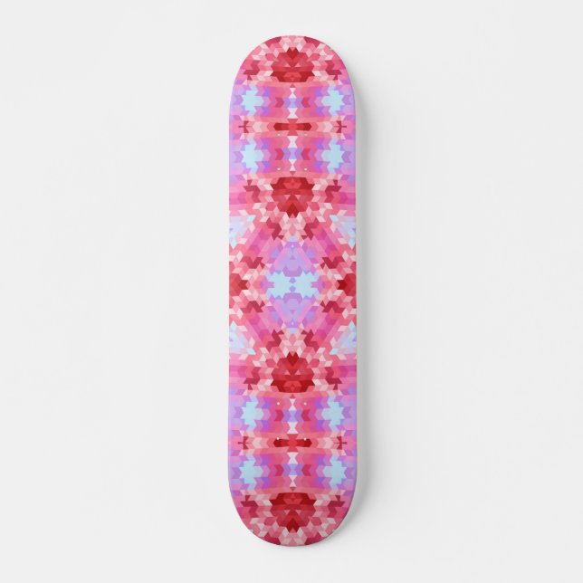 Skateboard formes arrondies mandala kaléidoscope Abstraites (Devant)