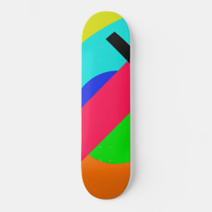 Skateboard Formes colorées