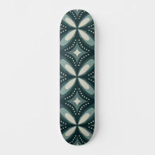Skateboard formes vertes rétro