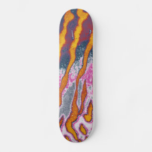 Skateboard Fourrure animale d'art 4