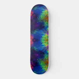 Skateboard Fractal Space Longboard Long Board Sacred Geometry