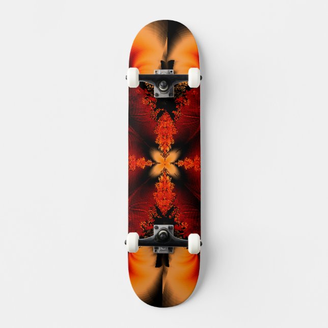 Skateboard Fractale Bronze (Recto)