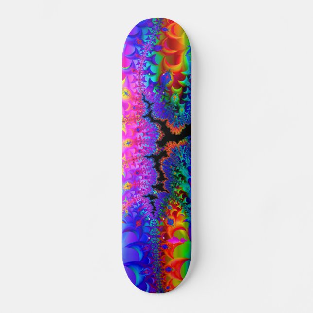 Skateboard Fractale de colorant de cravate (Recto)