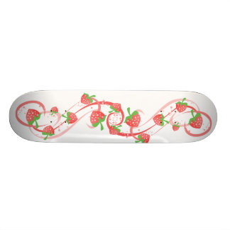 Skateboard Fraises De Fraise Pour Toujours