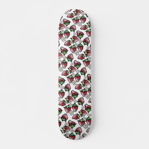 Skateboard fraises motifs fraises pour toujours