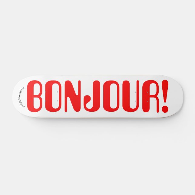Skateboard Français (Horz)