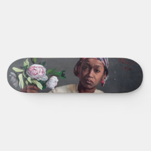 Skateboard Frédéric Bazille - Jeune femme aux pivoines