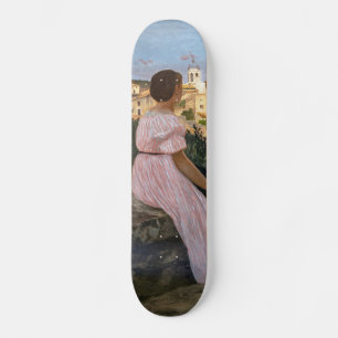 Skateboard Frederic Bazille - La robe rose