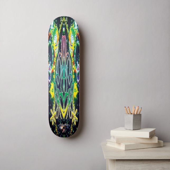 Skateboard Freestyle g-cat Pro (Art mural)