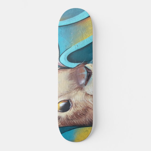 Skateboard Fresque Brown lapin lapin (Recto)