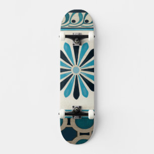 Skateboard Frise Non-Embellie II d'indigo