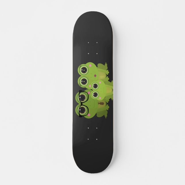 Skateboard Frog Family (Devant)