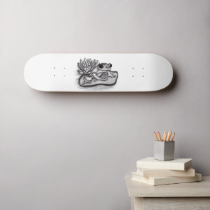 Skateboard Froggy avec Lotus Flower