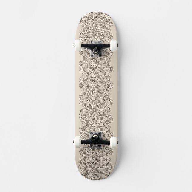 Skateboard Frontière abstraite (Recto)