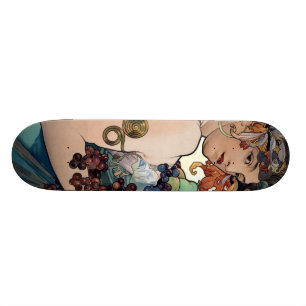 Skateboard Fruit par Alfons Mucha 1897