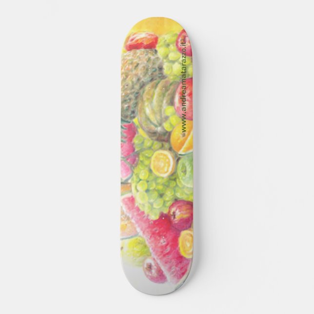 Skateboard Fruits heureux (Recto)