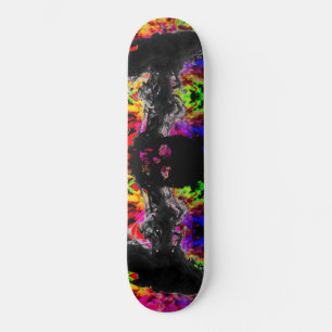 Skateboard fumée de crâne