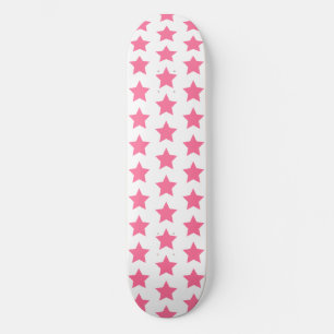 Skateboard Fun Hot Rose Stars Motif - Filles