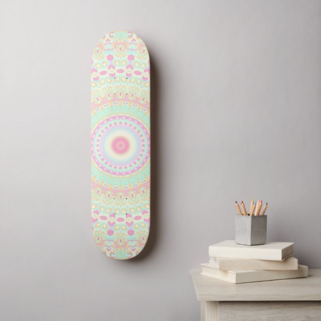 Skateboard Funky Hippie Mandala (Art mural)