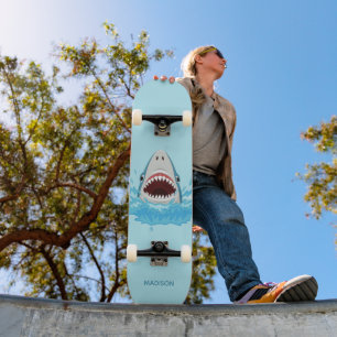 Skateboard Funny Shark nom personnalisé