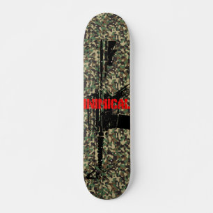 Skateboard Fusil de Camo