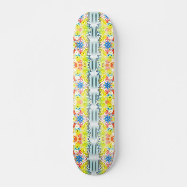 Skateboard Fusion de fleur (Pont De Patinage) (Devant)