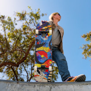 Skateboard Fusion de T-rex Dinosaur sauvage