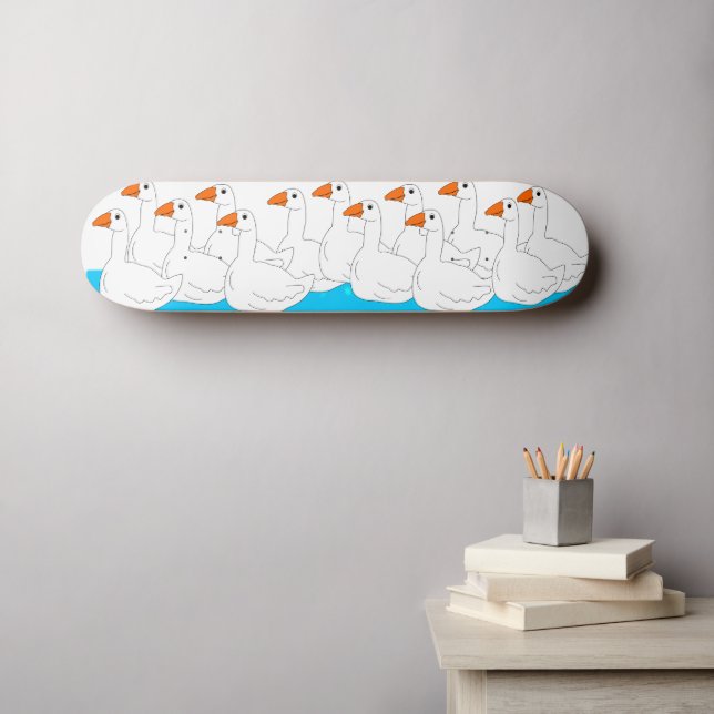 Skateboard Gaggle Of Geese Design (Art mural (Horz))