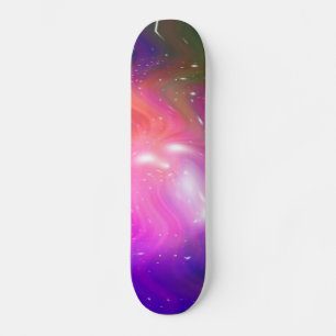 Skateboard Galaxie Art Abstrait 8