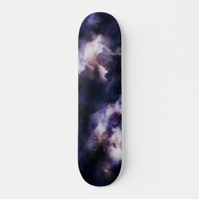 Skateboard Galaxie Céleste Nuit Étoilée (Devant)