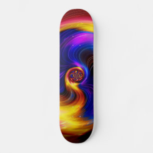 Skateboard Galaxie colorée