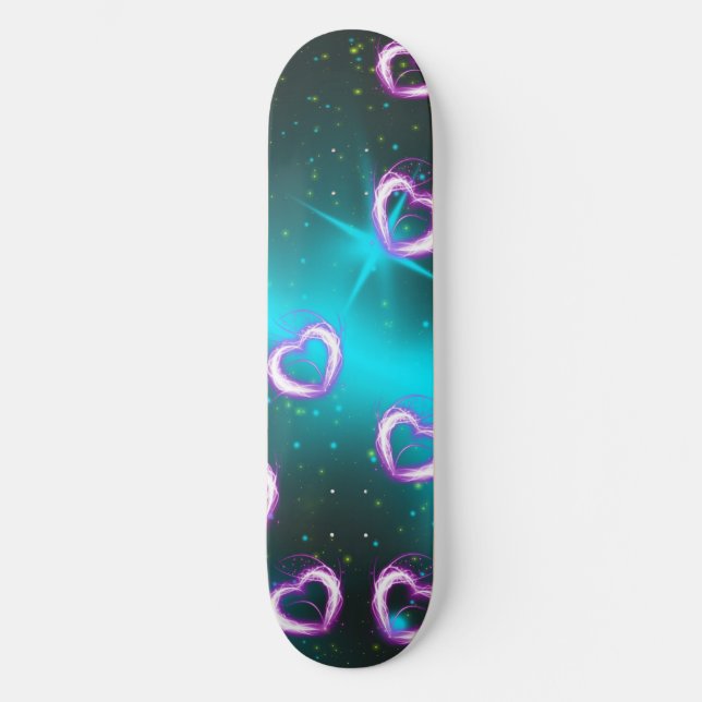 Skateboard Galaxie de coeur (Recto)