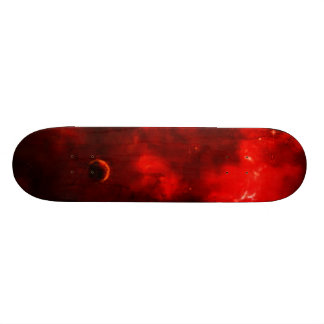 Skateboard galaxie rouge