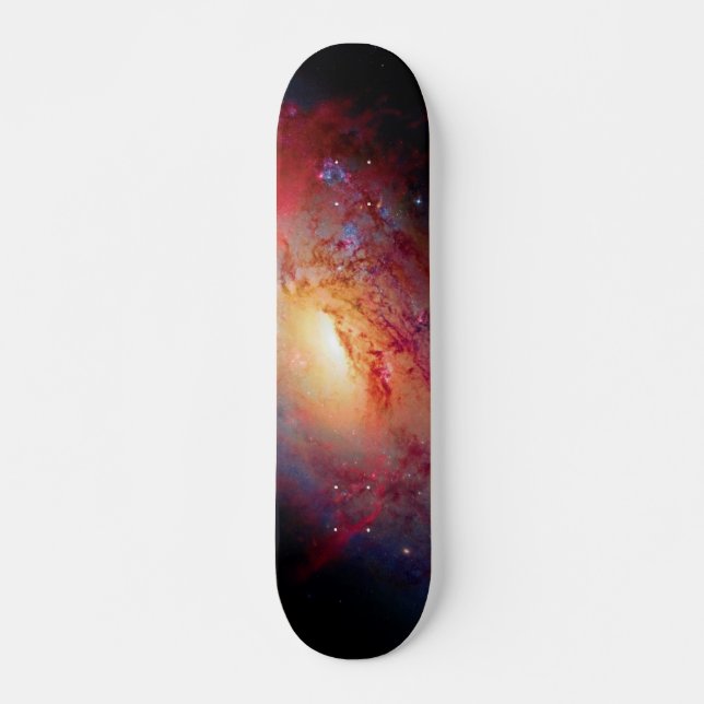 Skateboard Galaxie spirale Messier M106 Photo de l'espace ext (Devant)