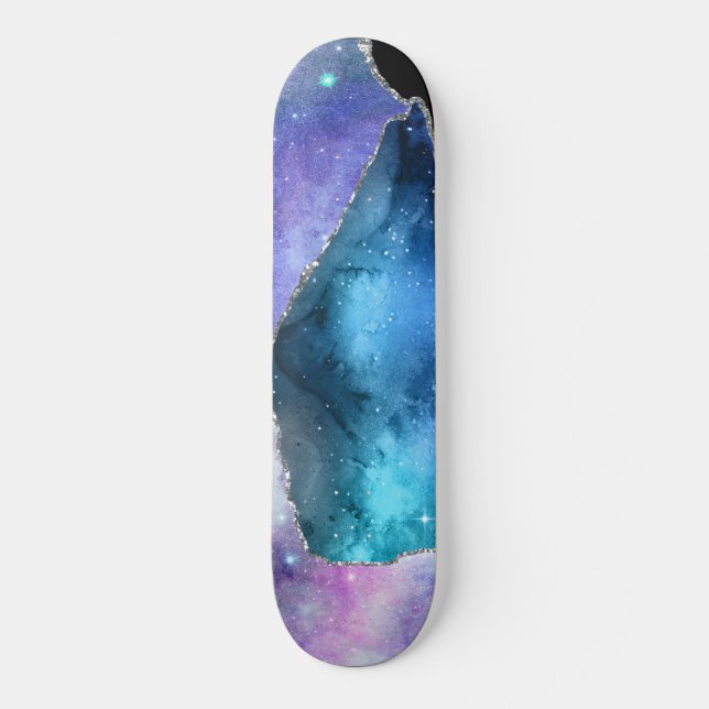 Skateboard Galaxy Agate Série Design 17  (Recto)