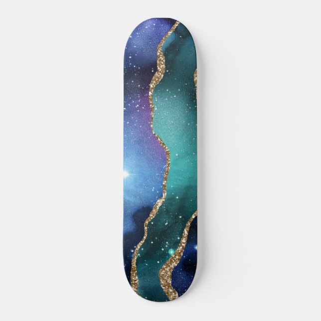 Skateboard Galaxy Agate Series Design 13   (Recto)