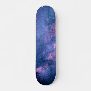 Skateboard Galaxy Stars Universe Sky Blue Space Cosmic