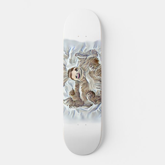 Skateboard Galerie de Sacs fourre-tout de peinture Sloth Wrap (Recto)