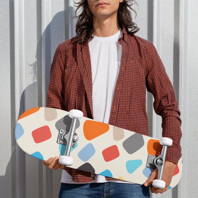 Skateboard Galets colorés (7-3/4 skateboard deck. classic all around street modern deck. great for all skill levels.)