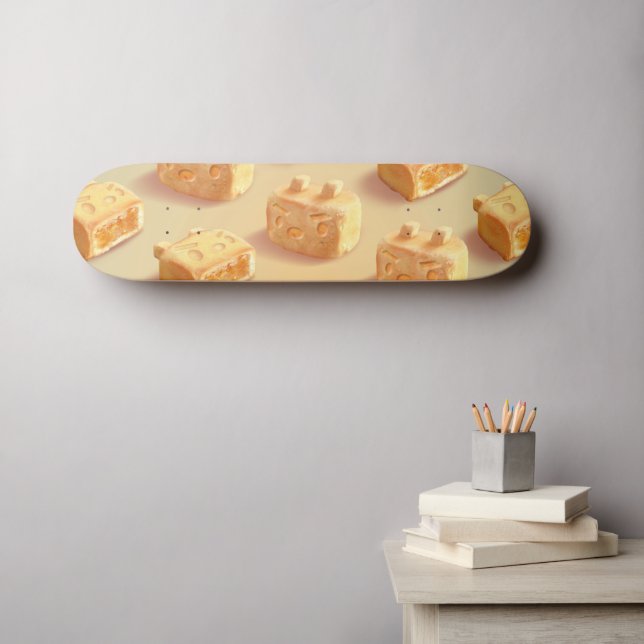 Skateboard Gâteau à l'ananas (Art mural (Horz))