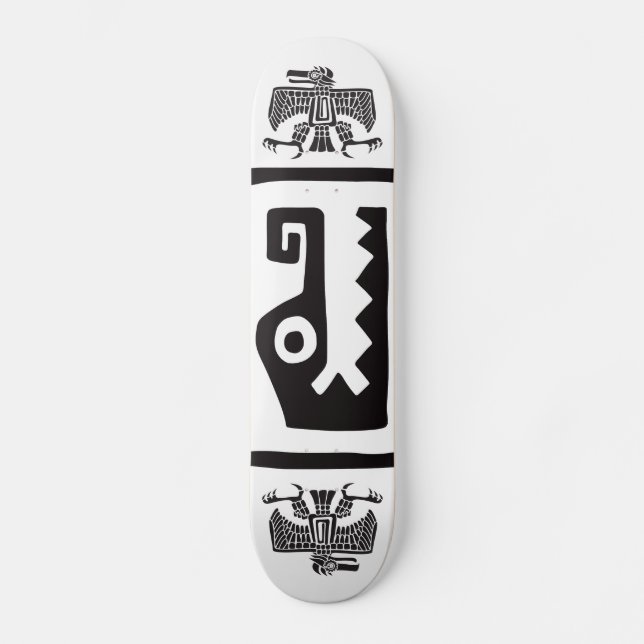 Skateboard Gator & Eagle, hiéroglyphe mexicain(Maya) (Recto)