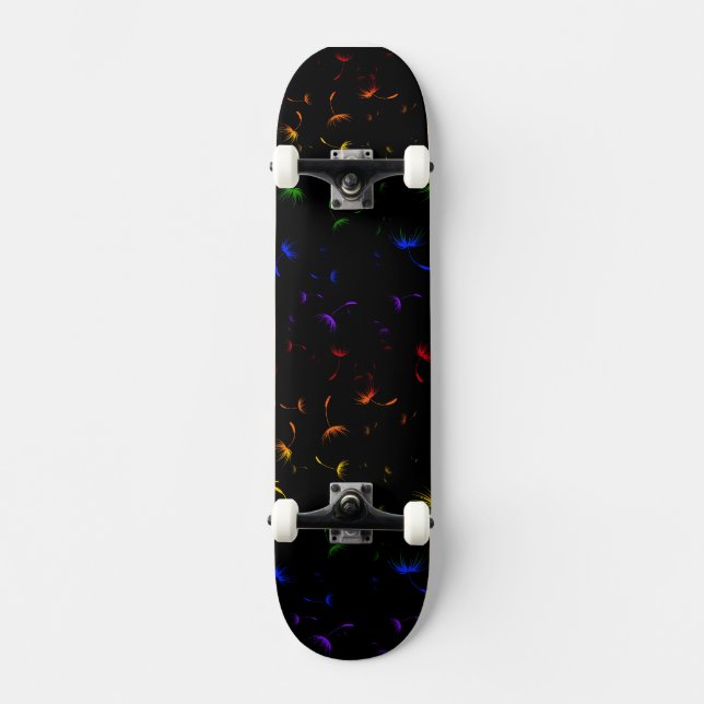 Skateboard Gay pride de semences de paille Dandelion (Recto)