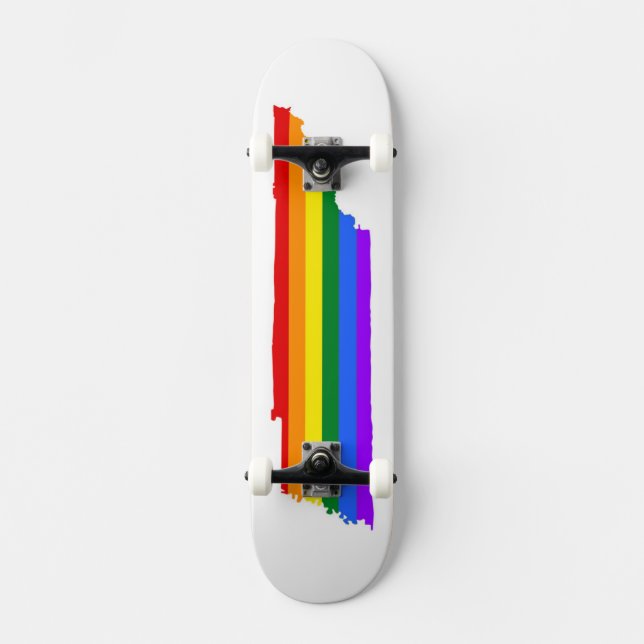 Skateboard Gay pride du Tennessee (Recto)