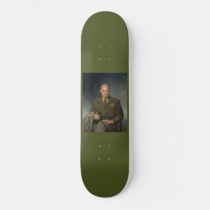 Skateboard Général Dwight Eisenhower Portrait Peint 5 Étoiles